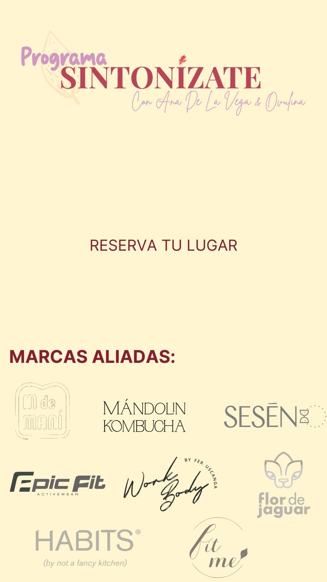 Programa Sintonízate - Ana de la Vega X Ovulina