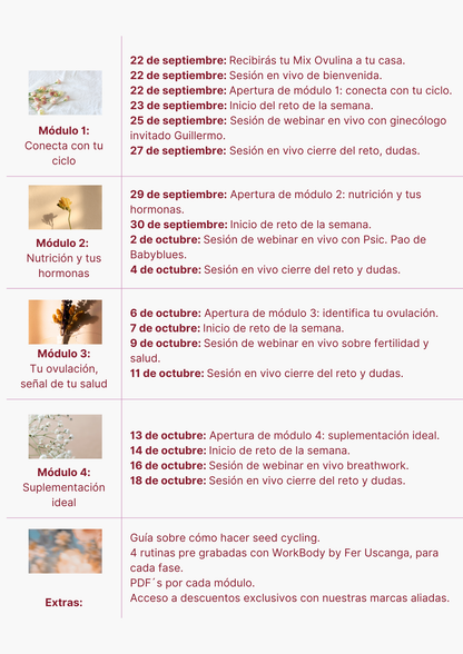 Programa Sintonízate - Ana de la Vega X Ovulina